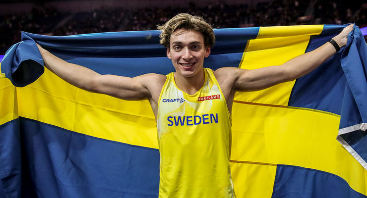 Швед Дюплантис вновь побил мировой рекорд по прыжкам с шестом в помещении