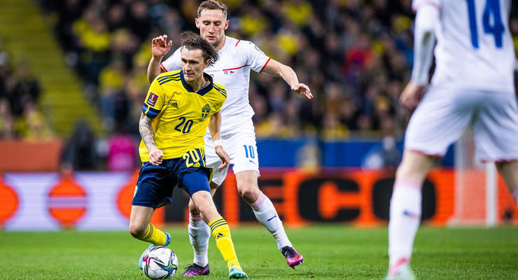 Швеция обыграла Чехию и вышла в финал отбора ЧМ-2022