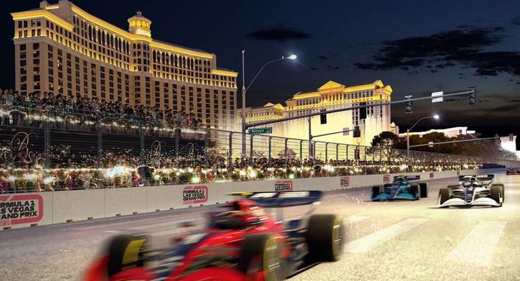 Формула 1 объявила о проведении ночного Гран-при Лас-Вегаса в 2023 году