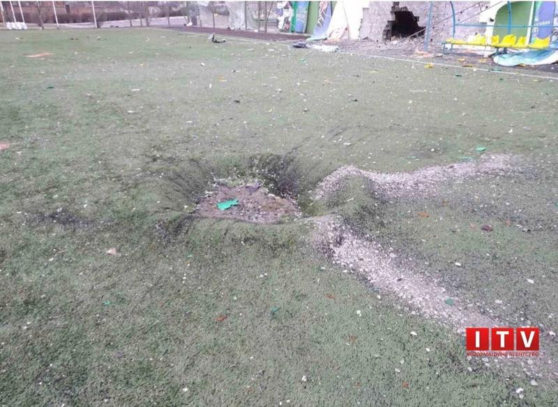 Российские оккупанты уничтожили футбольный стадион в Ирпене