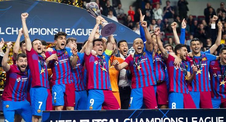 Барселона - победитель Лиги чемпионов по футзалу