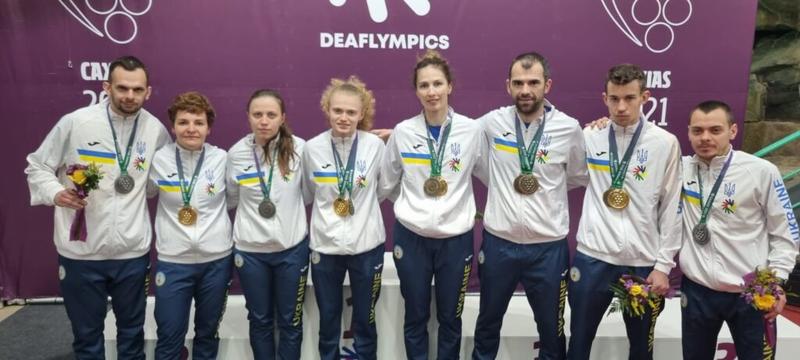 Украина завоевала еще 12 медалей на Дефлимпиаде / deafsport.org.ua