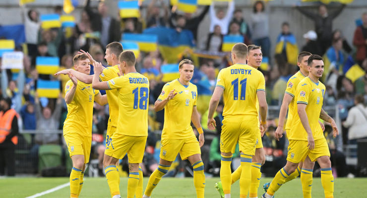 Украина стартовала с победы в Лиге наций, обыграв Ирланди.