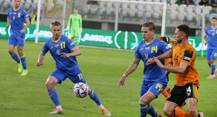 Мудрик - лучший игрок сборной Украины в матче против Ирландии по версии WhoScored