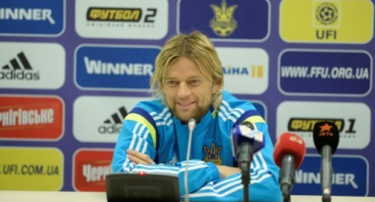 Тимощук: Шевченко тренируется вместе с нами