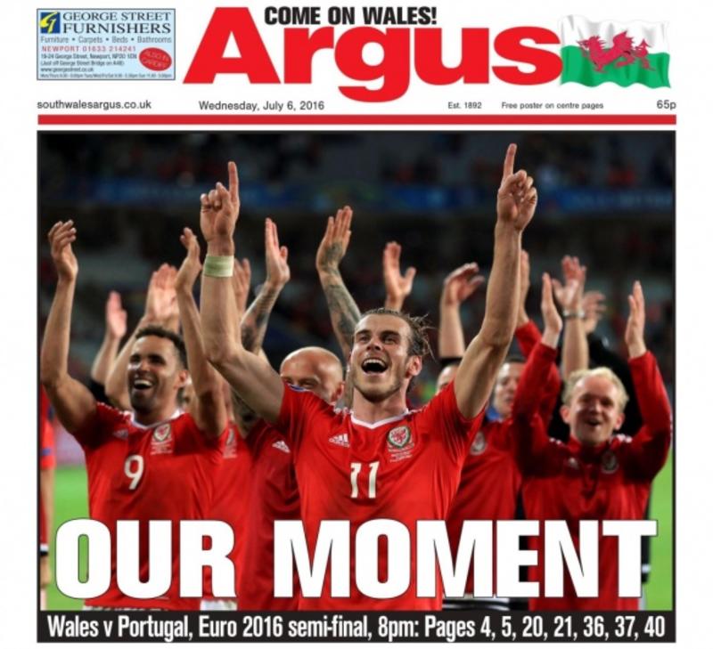 Это момент Уэльса: Обзор прессы перед матчем 1/2 финала Евро-2016