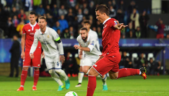 Коноплянка забил, но Севилья упустила победу над Реалом в Суперкубке УЕФА