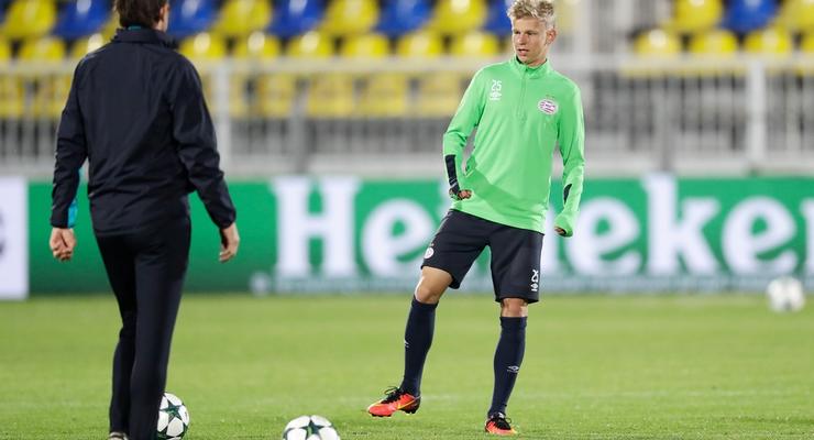 Александр Зинченко дебютировал за ПСВ