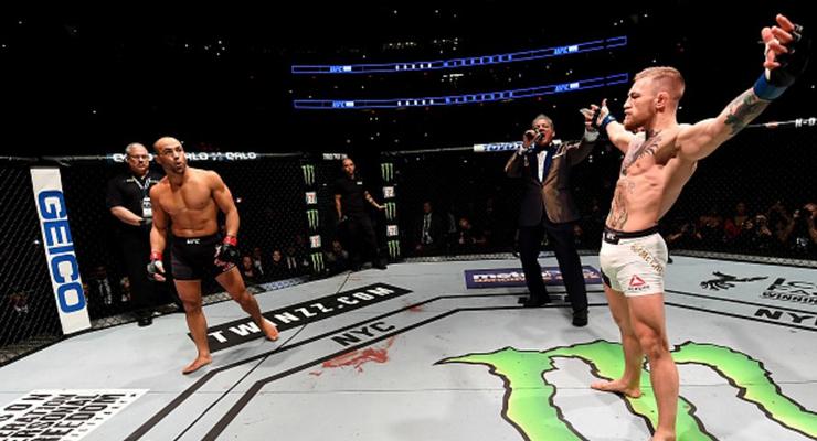Конор Макгрегор - Эдди Альварес: Полное видео боя на UFC 205