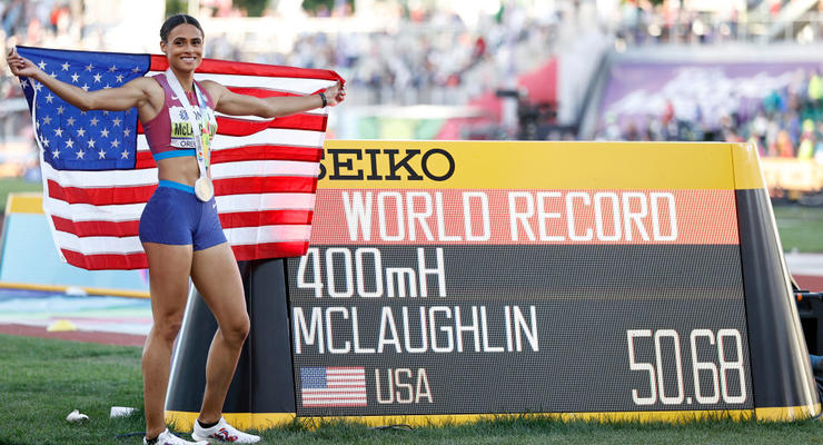 Американская бегунья установила новый мировой рекорд на дистанции 400 м с барьерами