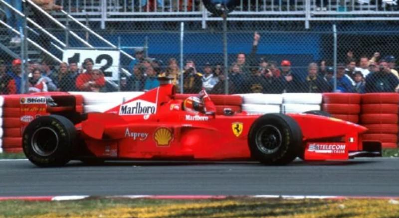Михаэль Шумахер за рулем F300 в Монреале, 1998 год