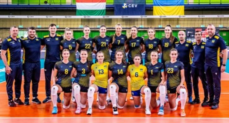 Женская сборная Украины по волейболу взяла верх над Венгрией в матче квалификации на ЧЕ-2023