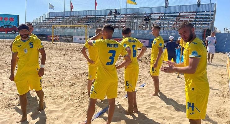 Сборная Украины по пляжному футболу обыграла Францию и квалифицировалась на Европейские игры-2023