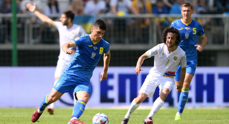 Армения - Украина 0:5 онлайн-трансляция матча Лиги наций