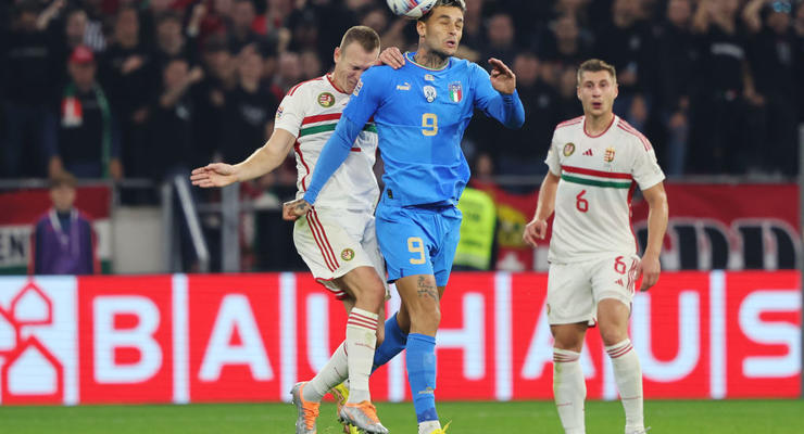 Италия обошла Венгрию в группе Лиги наций благодаря победе в очной встрече