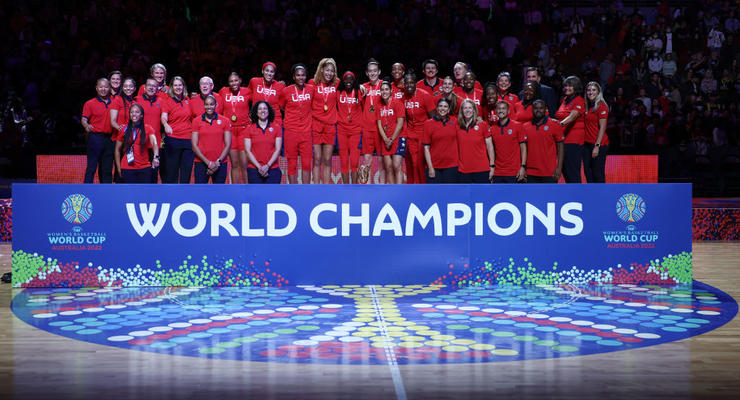 США - победитель женского чемпионата мира-2022 по баскетболу