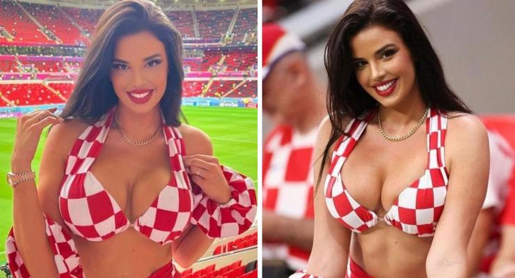 Самая сексуальная фанатка чемпионата мира потроллила Бразилию после поражения от Хорватии