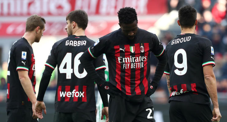 Милан - худший клуб по пропущенным голам в 2023 году