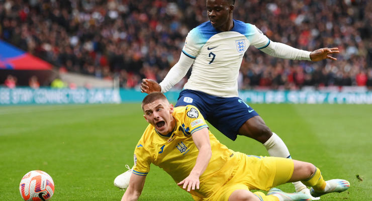 Украина с поражения Англии начала отбор на Евро-2024