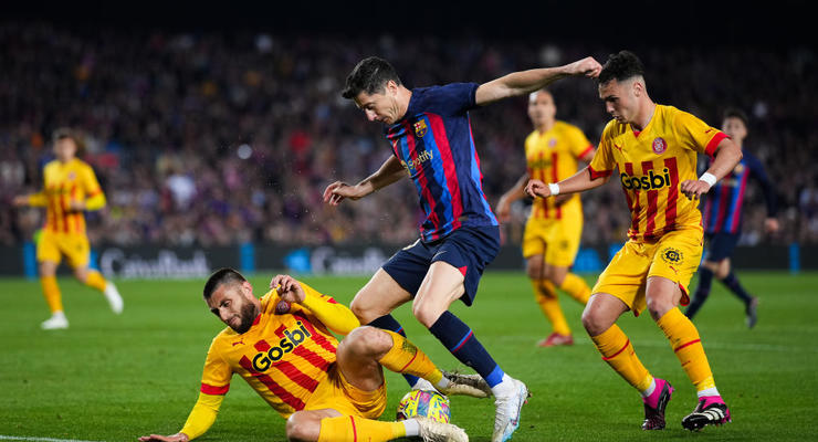 Барселона - Жирона 0:0 Видео лучших моментов матча чемпионата Испании
