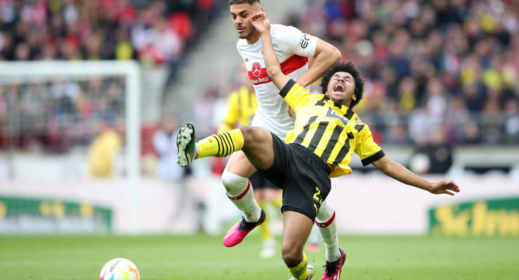 Боруссия Дортмунд умудрилась потерять очки в матче со Штутгартом, играя в большинстве
