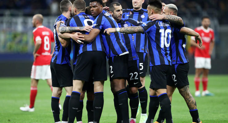 Миланскому дерби быть: Интер не позволил Бенфике отыграться в ответном матче 1/4 финала Лиги чемпионов
