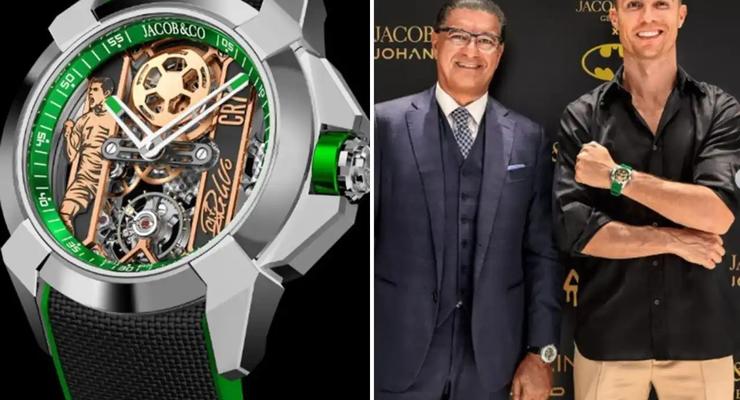 След в истории: Роналду получил специальные дорогостоящие часы с культовым празднования гола