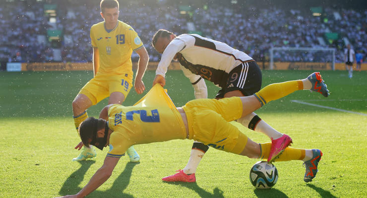 Германия - Украина 3:3 видео голов и обзор матча