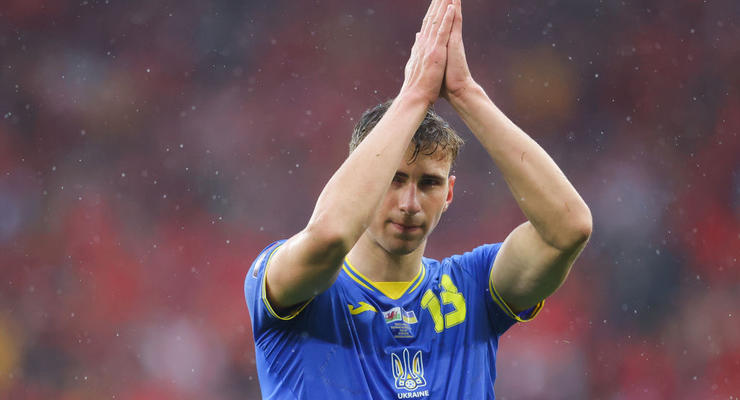 Забарный забил дебютный гол за сборную Украины