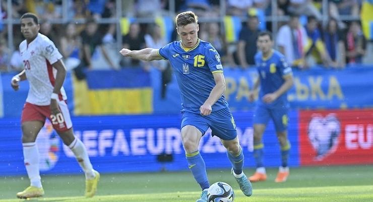Украина в тяжелом матче минимально обыграла Мальту
