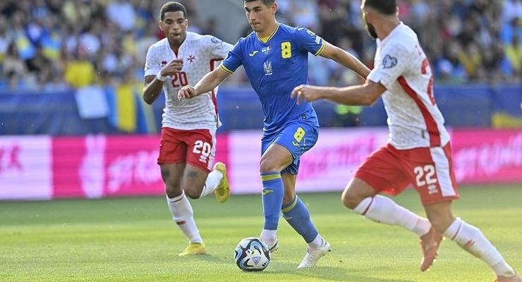 У Мальты ноль в графе "ожидаемые голы" во втором тайме матча против Украины