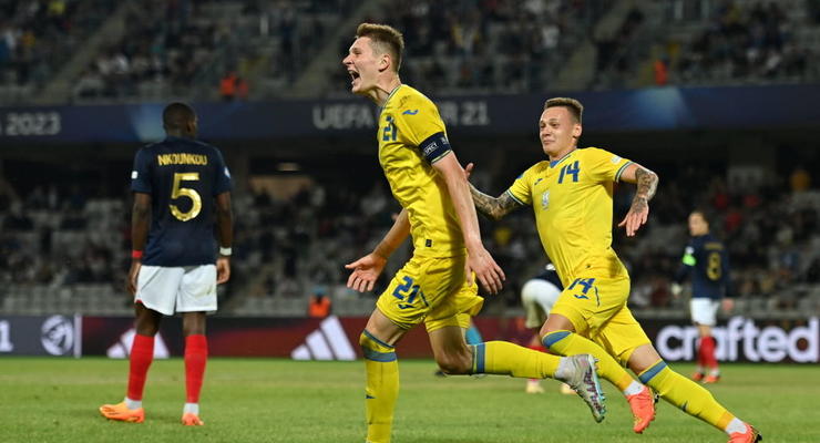 Франция - Украина 1:3 Видео голов и лучших моментов матча Евро-2023 U-21