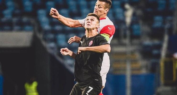 Заря - Славия 2:1 видео голов и лучших моментов матча Лиги Европы
