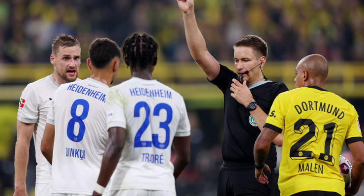 Боруссия Дортмунд потеряла очки в матче с новичком Бундеслиги