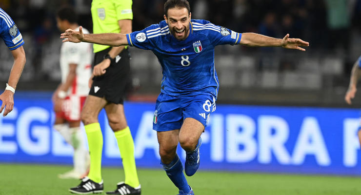 34-летний Бонавентура ставит рекорд, забивая свой первый гол за сборную Италии