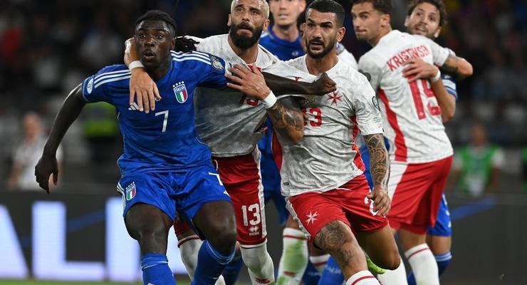 Италия - Мальта 4:0 видео голов и лучших моментов матча отбора ЧЕ-2024