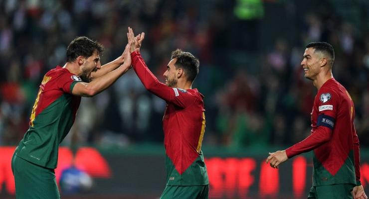 Португалия завершила отбор к Евро-2024 с максимальным результатом, обыграв Исландию