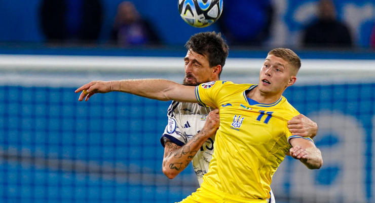 Украина продлила серию без побед в матчах против Италии
