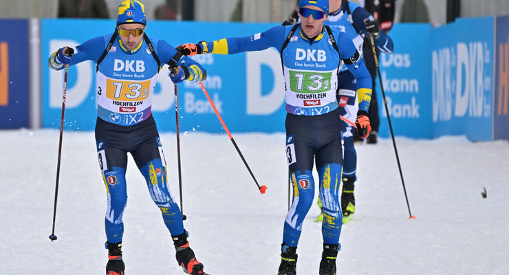 Норвегия выиграла мужскую эстафету в Хохфильцене, Украина финишировала в ТОП-5