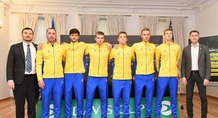 Відбулося жеребкування матчу Україна - США на Кубку Девіса