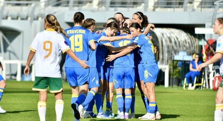 Женская сборная Украины cнова разгромила Болгарию и сохранила место в дивизионе B Лиги наций