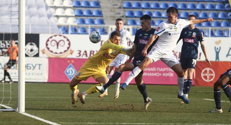 Динамо - Черноморец 1:0 видео гола и лучших моментов матча УПЛ