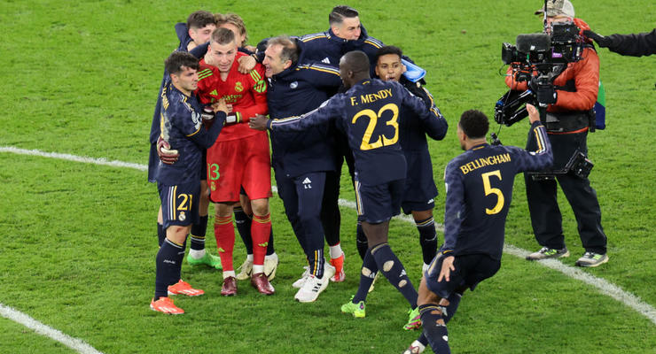 Феноменальный Лунин в серии пенальти против Ман Сити вывел Реал в полуфинал Лиги чемпионов