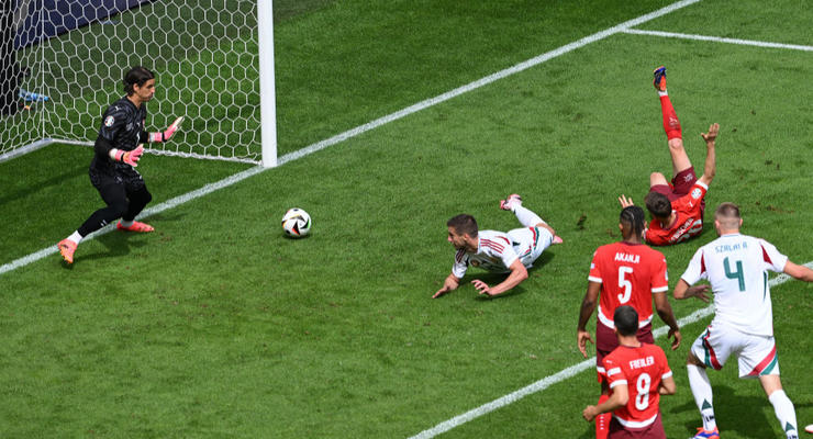 Венгрия - Швейцария 1:3 видео голов и лучших моментов матча Евро-2024