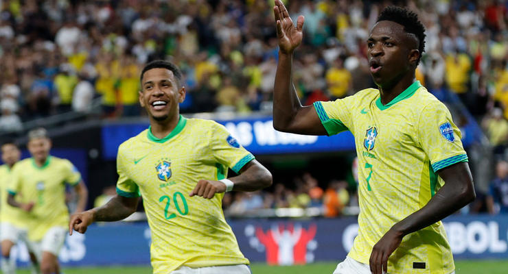 Винисиус оформил дубль, а Бразилия - первую победу на Копа Америка-2024: обзор матча с Парагваем