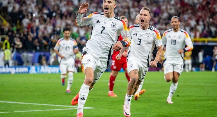 Голы Хаверца и Мусиалы вывели Германию в четвертьфинал Евро-2024