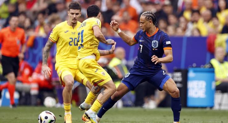 Румунія - Нідерланди 0:3 відео голів та огляд матчу Євро-2024