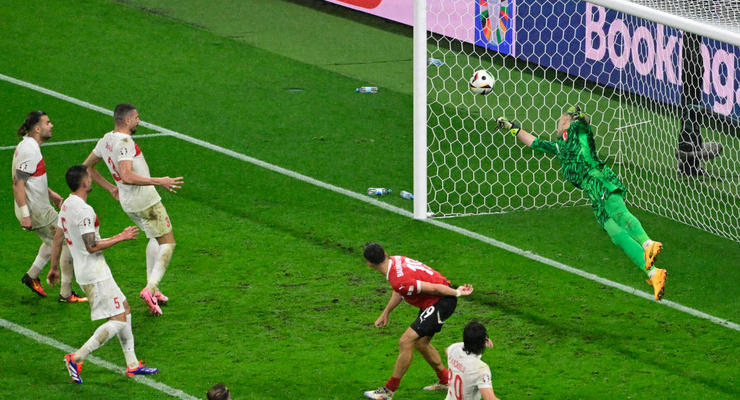 Спасительный сейв Гюнока на последней минуте в обзоре матча Австрия – Турция на Евро-2024