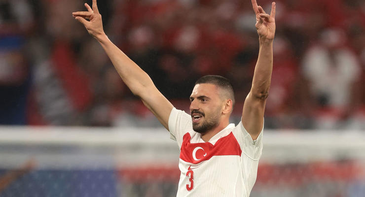 Захисника збірної Туреччини дискваліфіковано за політичний жест на Євро-2024
