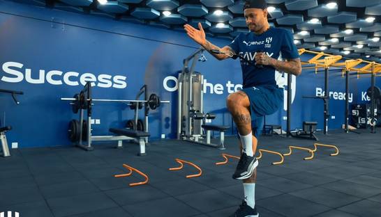 Неймар возобновил тренировки в составе Аль-Хиляля после травмы